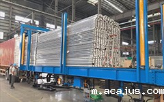 广东某铝材厂使用装货机现场