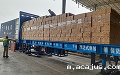 海天酱油使用集装箱装货机现场